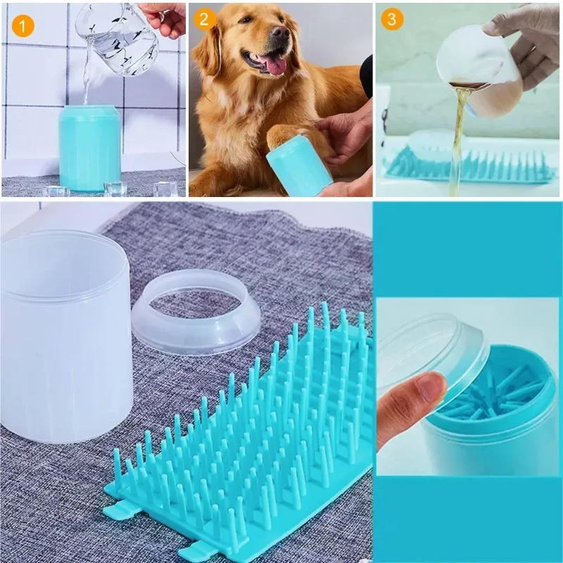 NestNudge Paw Cleaner Cup — Muddy Paw Washer for Dogs