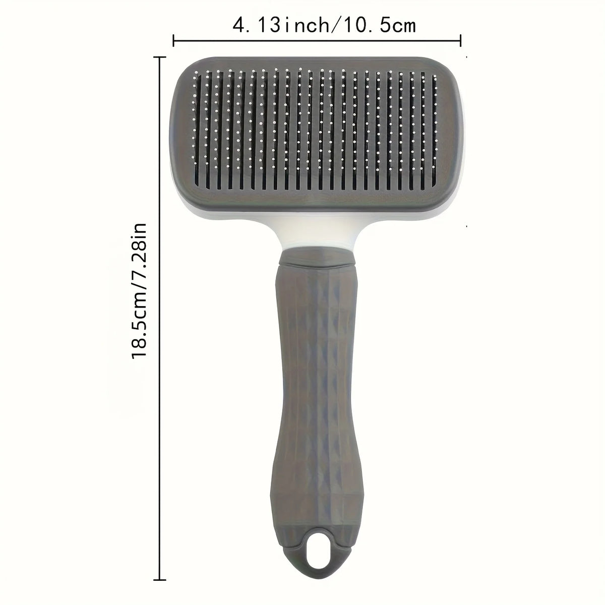 NestNudge Self-Cleaning Slicker Brush — One-Click Grooming Brush for Cats & Small-to-Medium Dogs